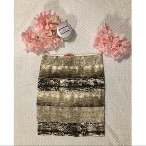 bebe Snake-Print Bandage Skirt